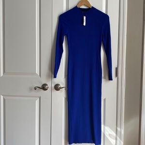 J. Crew Blue Long Sleeve Sweater Dress - NWT - Size S